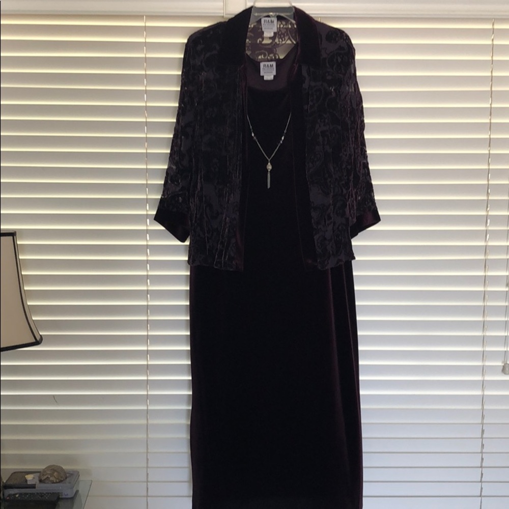 Velvet Purple Dress